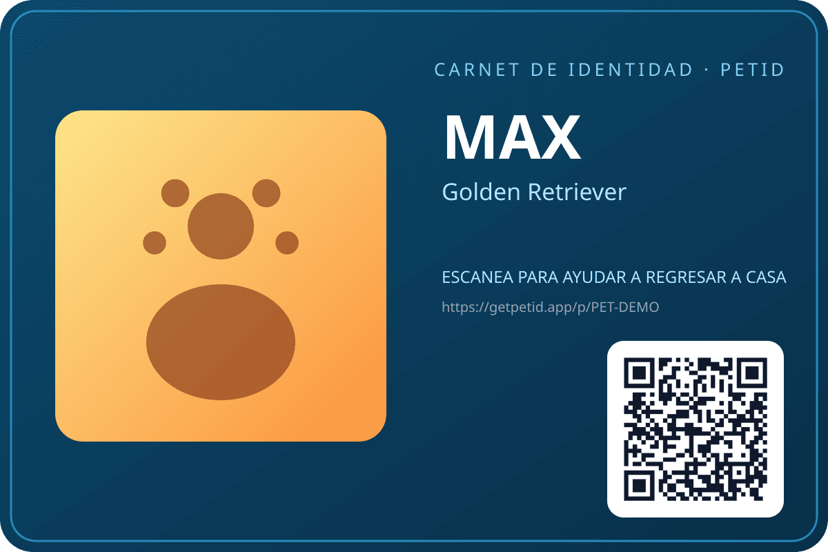 Vista previa del carnet PetPass